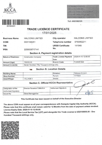 trading licence 2024
